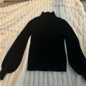 juniors ballon sleeve sweater